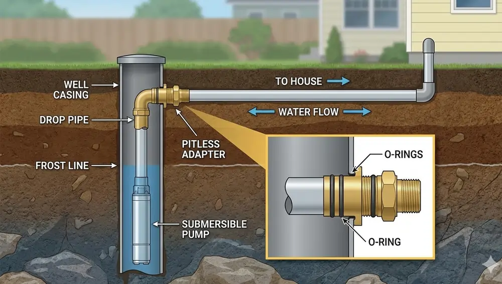 Water Well Pitless Adapter